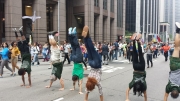 Climate change handstand